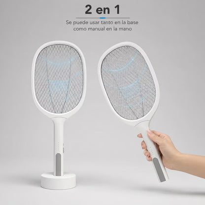 Raqueta Eléctrica Premium: Con luz que los atrae