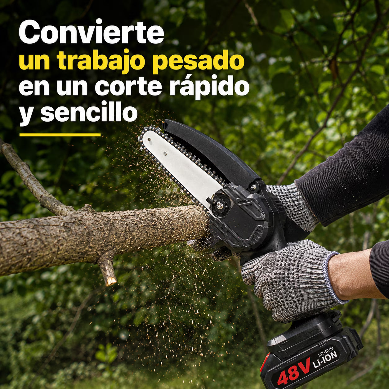 Mini Motosierra Premium: Deja atrás el serrucho