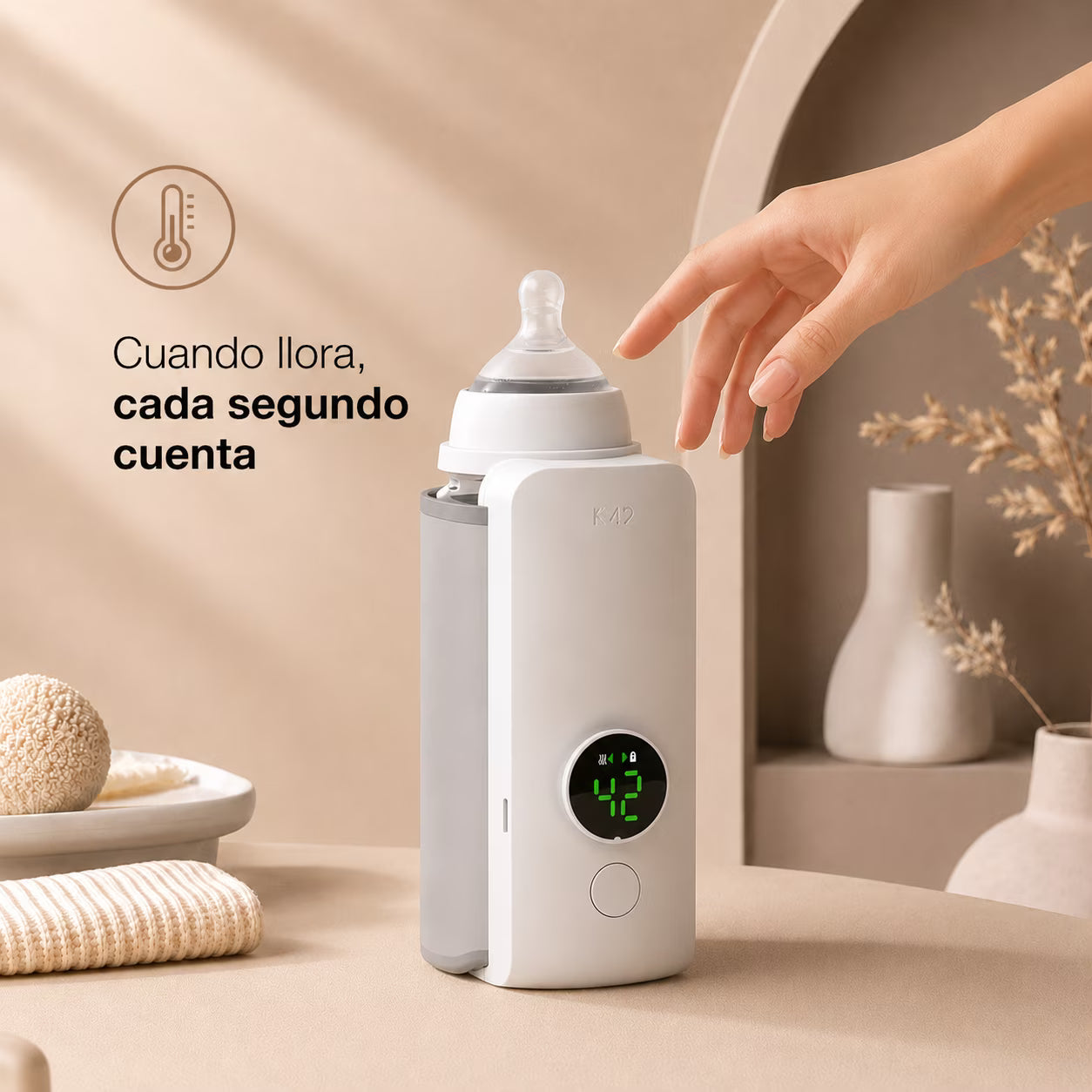 Calentador de Tetero Premium: Calienta en todo lugar y a cualquier hora