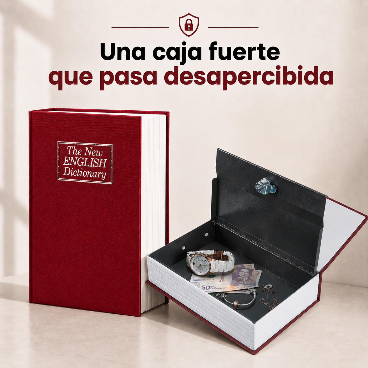 2x1 Libro Secreto: La caja fuerte que nadie notará